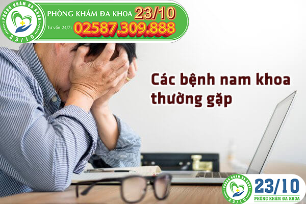 5 LOẠI BỆNH NAM KHOA THƯỜNG GẶP Ở NAM GIỚI