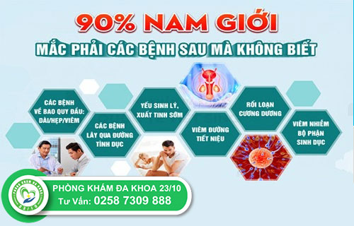 Các bệnh nam khoa thường gặp ở nhiều anh em