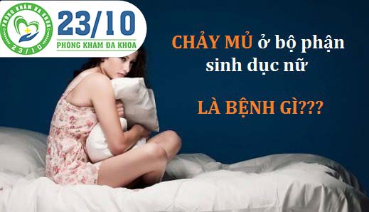 Chảy mủ ở vùng kín nữ là bệnh gì?