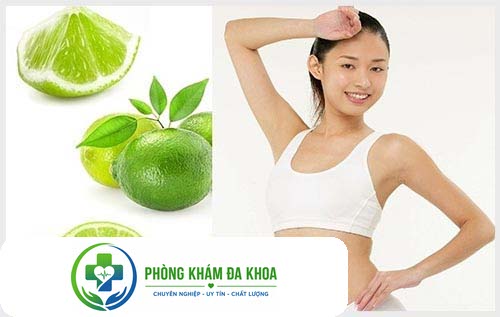 Chanh giúp khử mùi hôi, se khít lỗ chân lông và ngăn tiết mồ hôi
